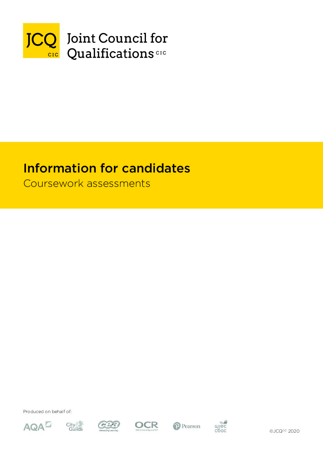 Coursework Assessments