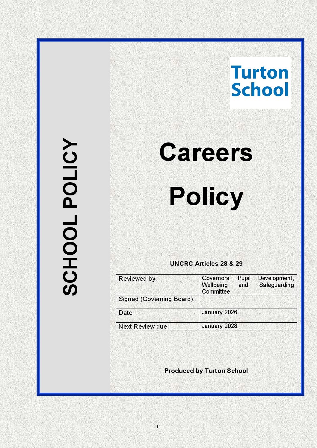 Careers Policy (Jan 2026)