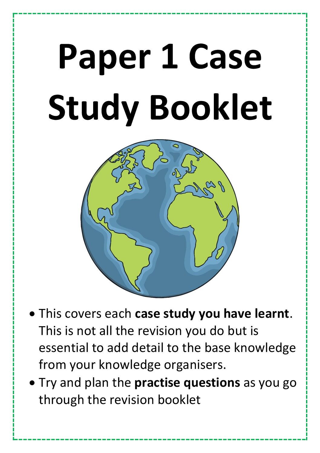 Paper 1 Case Study Booklet 2025 Updated
