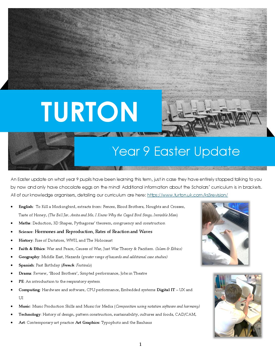 Year 9 Easter news 2026