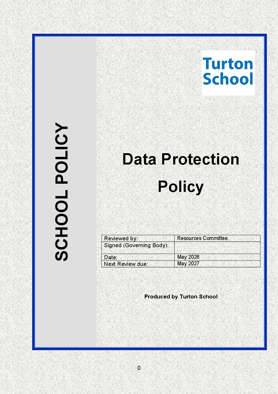 Data Protection Policy (May 2026)