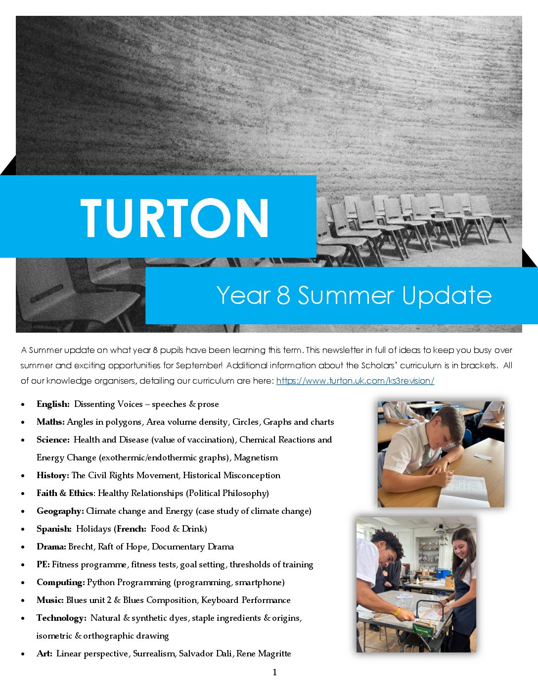 Year 8 Summer news 2026